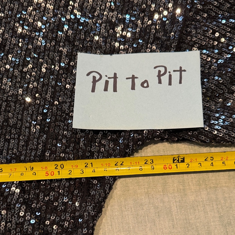 Free People Shimmering Black Sequin Dress - Picture 9 of 16